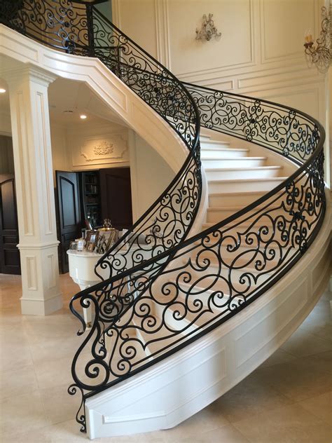 wrought iron stair railing